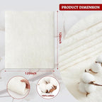 RRKTP Cotton Batting for Quilting，200 g/m² Lightweight Quilt Batting California - Image 2