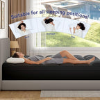 ELEMUSE Cal King Black Mattress Topper - Image 5