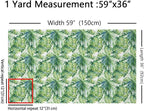 Palm Leaves Fabric by The Yard, Tropical Wild Safari Island Soft Flannel - Image 2