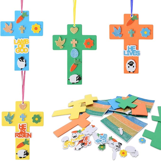 Fennoral 24 Pack Easter Cross Craft Kit by Fennoral
