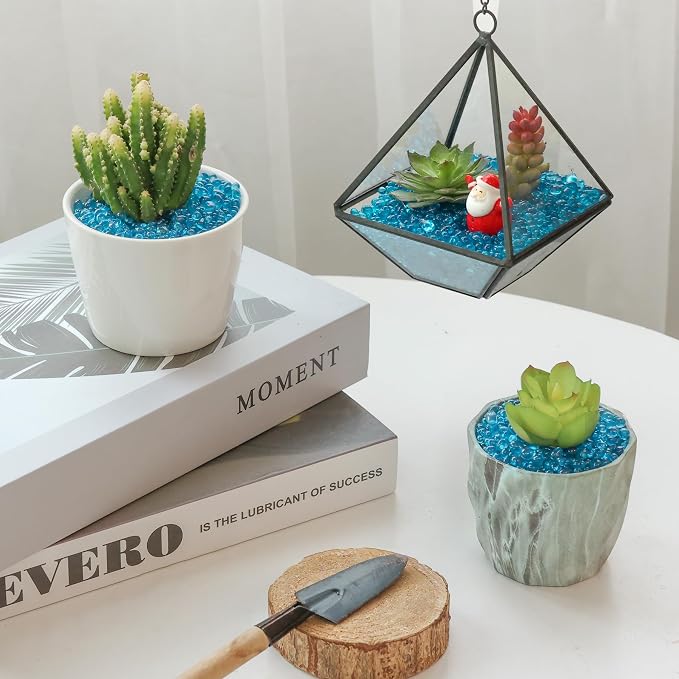 T4U Aquarium Gravel Rocks, succulent top dressing, vase filler, terrariums and - Image 8