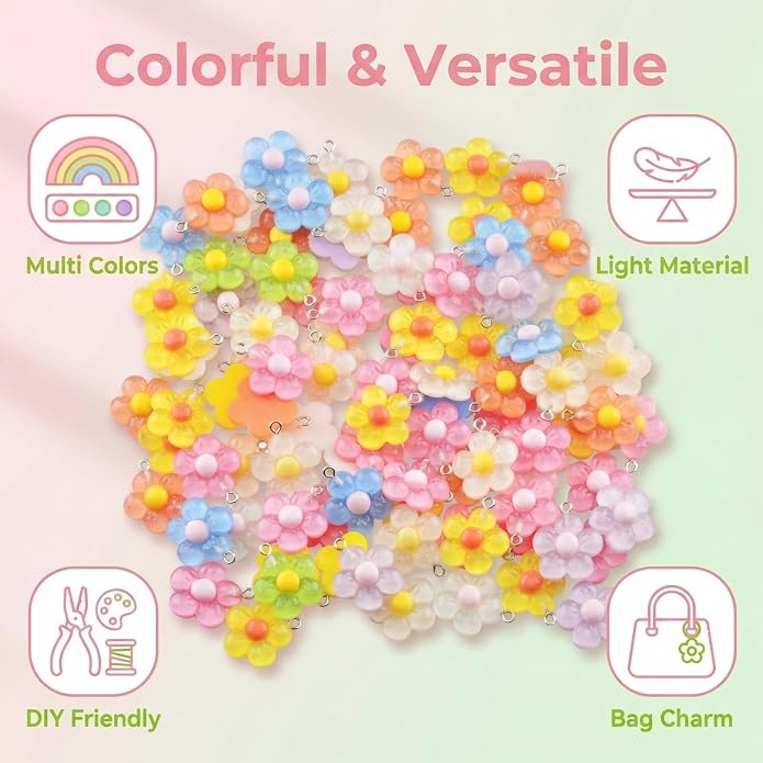 Keychain Charms Bulk 30pcs mixed Cute 3D Charms - Image 6
