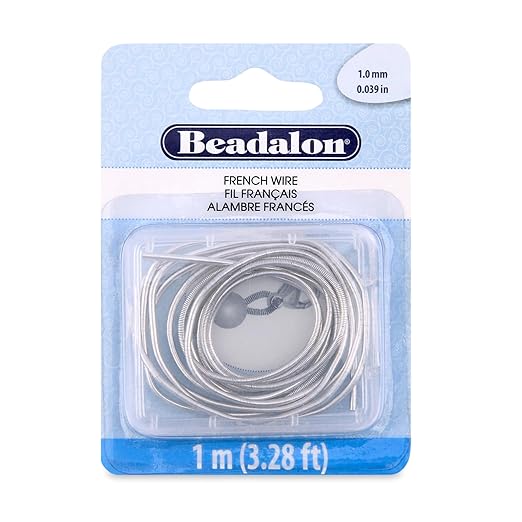 Beadalon French Wire, 1.0 mm / .039 in, 1 Meter by Beadalon
