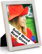 RPJC 8x10 Picture Frames Made of Solid Wood High Definition Glass by RPJC