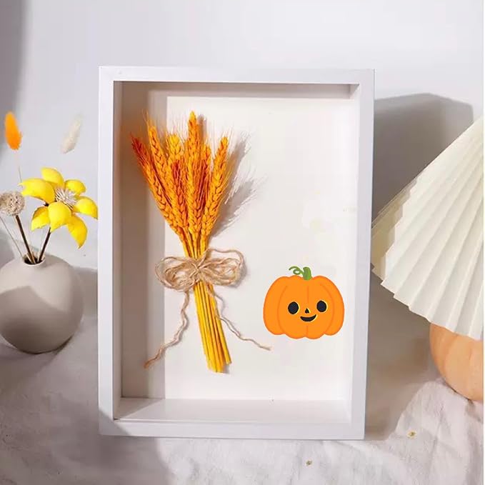 HD Glass Wooden White Hollow Photo Frame, 4x6 Shadow Box Frame，White Frames - Image 3
