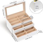 ProCase 3-layer Sunglasses Storage Organizer, 18 Slots Leather Sunglass Box - Image 6