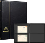 MUDOR 2 Pockets Stamp Collection Book, Stamp Albums by MUDOR