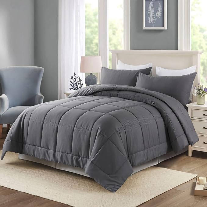 DOWNCOOL King Size Comforter Set -All Season Bedding Comforters Sets - Image 2