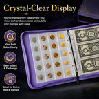 Coin Collection Book Holder for Collectors, 200 Pockets Collecting Album& 30 - Image 9