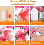 Offito Bear Diamond Art Kits for Adults, Forest Mountains Polar Bear Diamond - Image 8