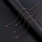 Lemonkey 33 Feet Metal Red Copper Necklace Chains Curb Links Chains Bulk - Image 4