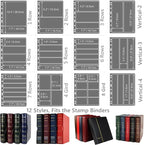 MUDOR Stamp Pages for Stamp Collection Album Binder Book, 10 Sheet 3 Rows | - Image 6