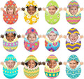 Gersoniel 72 Pcs Kid Easter Egg Face Decor, Easter Bulletin Board Cutout | by Gersoniel