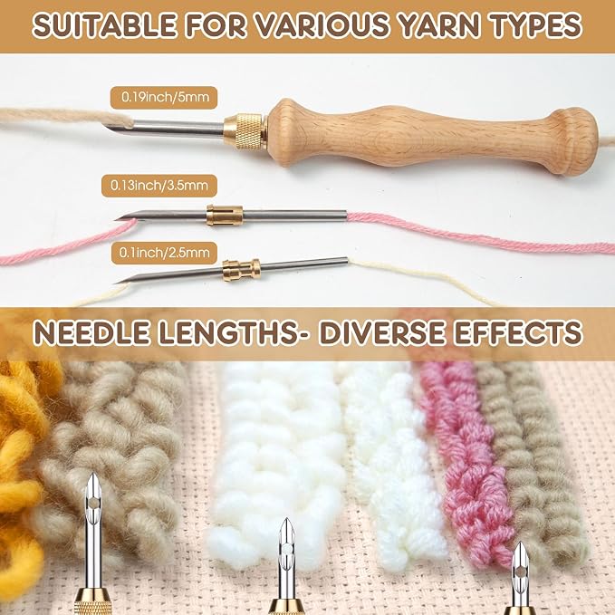 Cheloment 2 Sets of Punch Needle Kit - Image 5