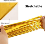 FUNKAKA Heat Transfer Vinyl Glossy Gold HTV Rolls - Image 2
