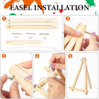 Fountor 4 Pack Framed Paint by Numbers Kit - Image 6