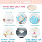 Patemby Make Your Own Clay Jewelry Bowls Arts and Crafts Kit - Image 3