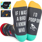 Funny Socks for Women Men by HAPPYPOP