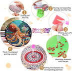 8 Pack Diamond Art Coasters, Ocean animal Diamond Painting Coasters Kits | - Image 2