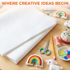 IONTACH 18" X 18" Soft Felt Sheets 1.6mm Thick | Acrylic Felt Fabric Sheets - Image 7