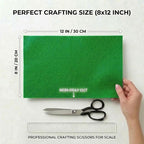 Green Felt Fabric Sheets Stiff 20 Pcs 8" X 12", 1mm Thick Assorted Color Sewing - Image 2