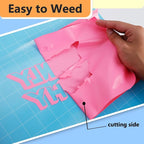 RENLITONG Pink Iron on Vinyl 12Inch by 13ft Roll Heat Transfer Vinyl - Image 4