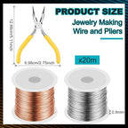 Mudder 2 Rolls Copper 20 Gauge Wire - Image 2