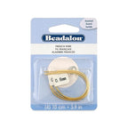 Beadalon French Wire Gold Assortment: 0.60 mm / .024 in, 0.7 mm / .028 in by Beadalon