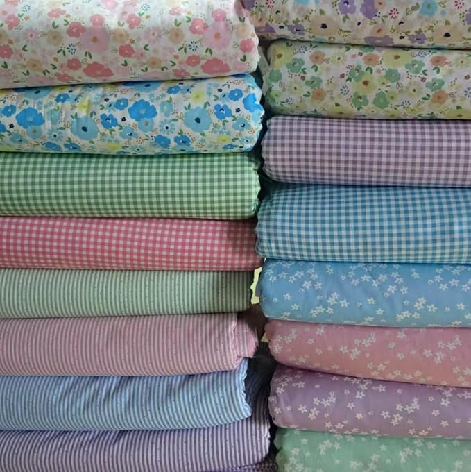 Cotton Fabric DIY Making Supplies Quilting Patchwork Fabric Fat Quarter Bundles - Image 2