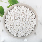 Mulctun 2Lb White Rocks for Plants, 1/4"-3/4" White Pebbles, Decorative Stones by Unknown