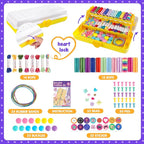 TingingYuli Friendship Bracelet Making Kit, 3-Layer Storage Box, Gift 6-12 | - Image 2