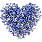 1 Lb Decorative Crystal Pebbles Irregular Shaped Lapis Lazuli Stones Small - Image 2