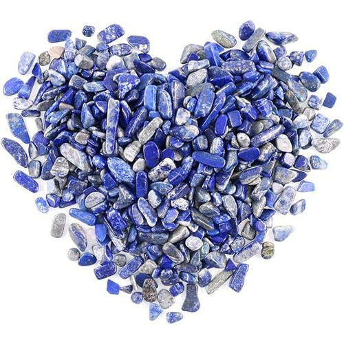 1 Lb Decorative Crystal Pebbles Irregular Shaped Lapis Lazuli Stones Small - Image 2