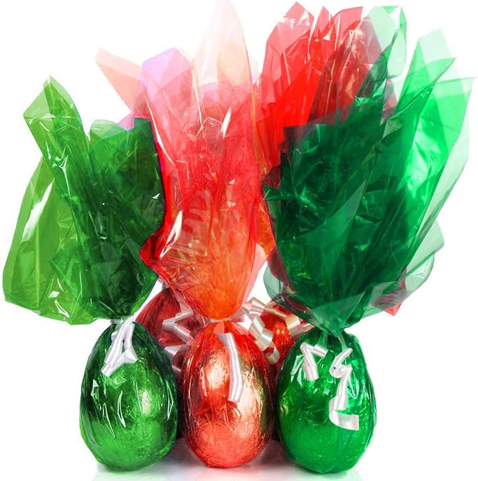 Outus 104 Pcs Colored Cellophane Sheets Cellophane Wrapping Paper - Image 6