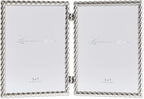 Lawrence Frames Metal Frame, Rope Design, 5x7 Double by LawrenceFrames