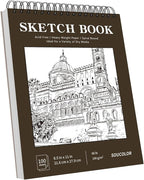Soucolor Sketchbook 8.5x11, 100 Sheets Thick Acid-Free Drawing Paper | by Soucolor