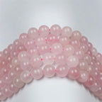 MJDCB 7A Pure Natural Rose Quartz Beads Round Loose Beads - Image 6