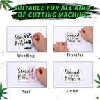 Tintnut Cannabis Pattern Permanent Vinyl 12 Sheets 12x10in Adhesive Vinyl | - Image 3