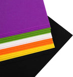 Whaline 18Pcs Halloween Felt Fabric Sheets Black Orange Assorted Soft Thick - Image 4
