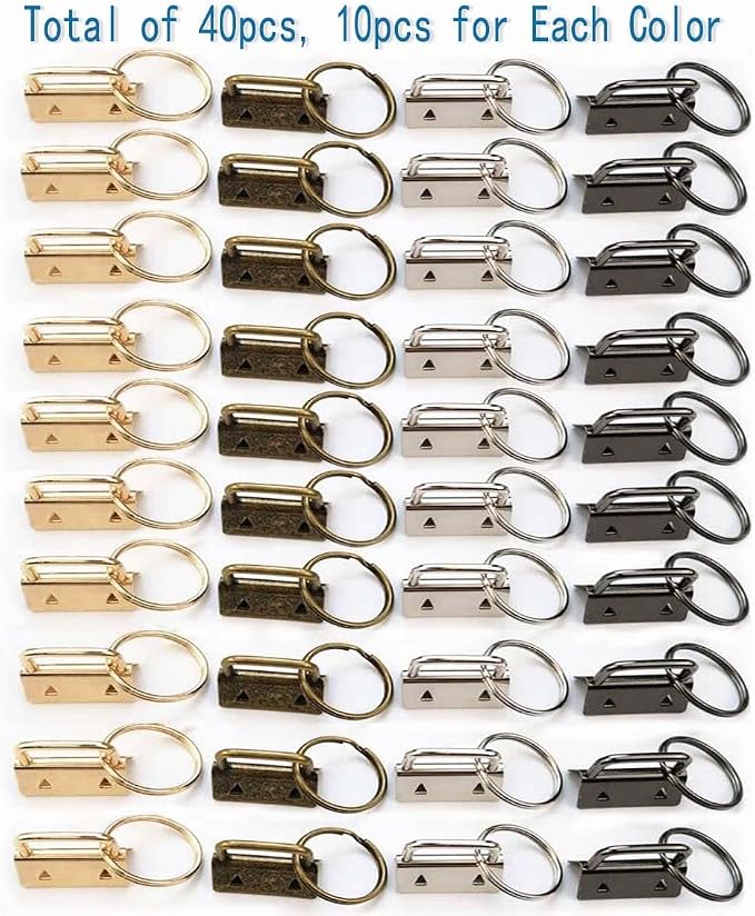 Key Fob Hardware, Key Lanyard, Keychain Making Kit Crafts DIY Supplies - Image 7