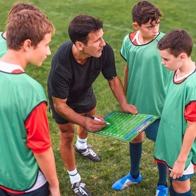 WISYOK Football Clipboard for Coaches, Dry Erase | Double Sided, for Football - Image 5