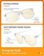 TIJN Gaming Glasses Blue Light Blocking Glasses - Image 5