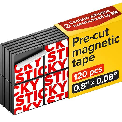 Square Flexible Magnets with Adhesive Backing Magnetic Tape Magnet Strips by X-betMAGNET