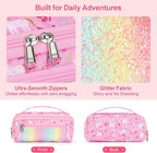 Large Pencil Case for Girls, Aesthetic Pencil Pouch for School, Wide Opening - Image 6