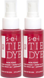 S.E.I. Red Tie Dye Spray Bottle: 2oz. Non Toxic Fabric Dye Spray, DIY Permanent by SEI