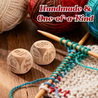 3pcs Quilter’s Dice, 6-Sided Wooden Quilting Decision Dice – Fun Sewing Gift - Image 4