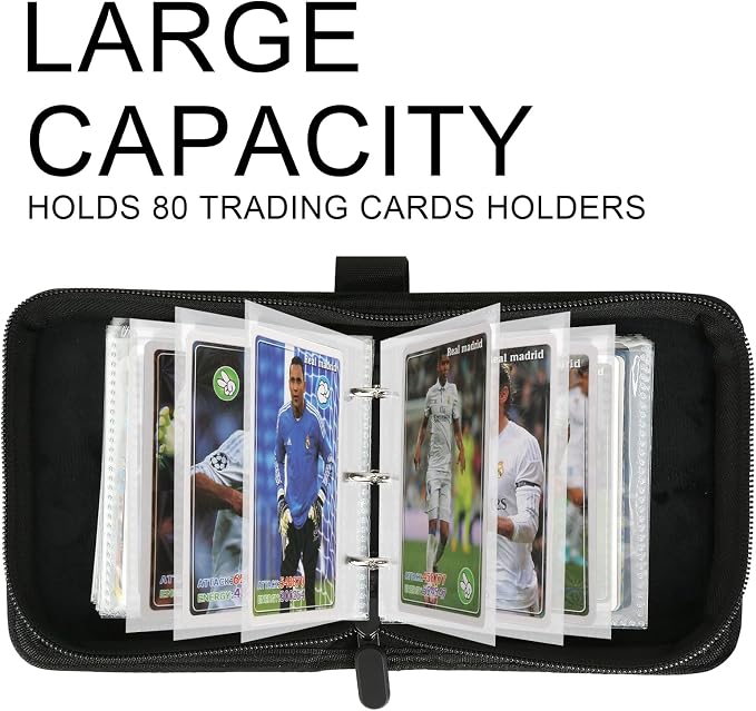 GERMUN Mini Card Binder 1 Pocket, 80 Pockets Trading Card Binder, Premium Small - Image 4