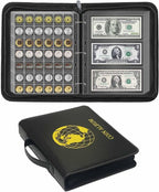 576 Pockets Coin Collection Album Book & 60 Pockets Currency Sleeves Paper Money by Xxmbbjy