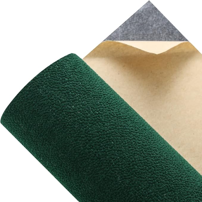 Removable Velvet Fabric Self Adhesive Felt Fabric Liner Green Velvet Drawer by GAOTAOBN