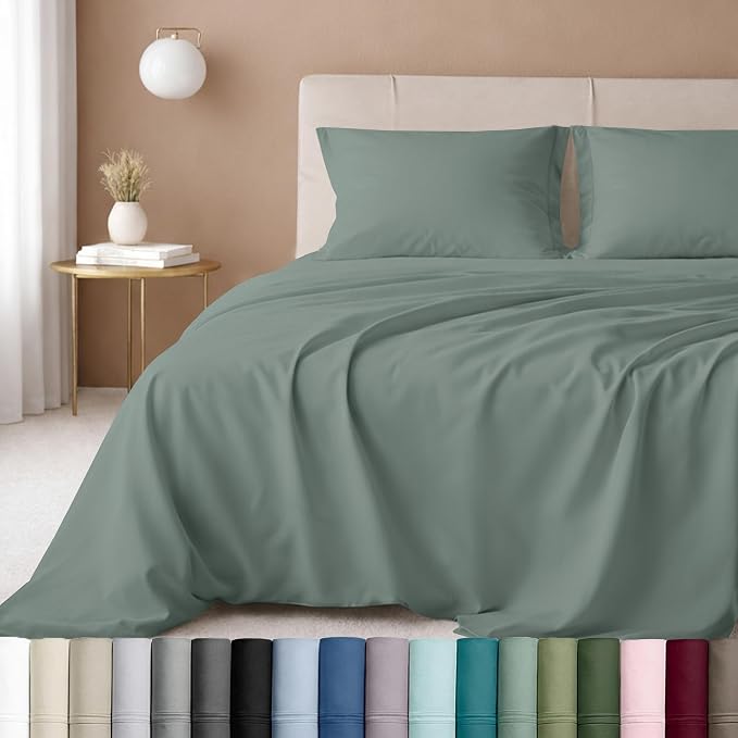 CALIFORNIA DESIGN DEN 5-Star Hotel 600 Thread Count 100% Cotton, Soft & Smooth by CaliforniaDesignDen